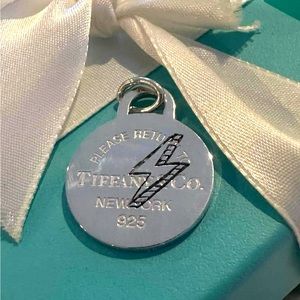 Tiffany & Co Return To Tiffany Lightning Bolt Etched Pendant